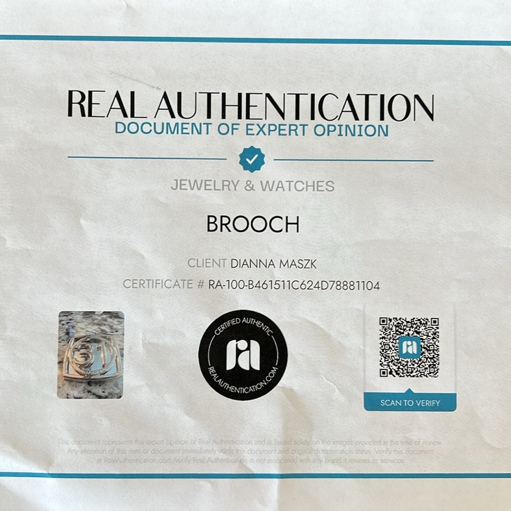 Chanel Gold and Silver Brooch - Picture 2 of 8